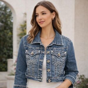 LA Idol USA Vintage Denim Jacket